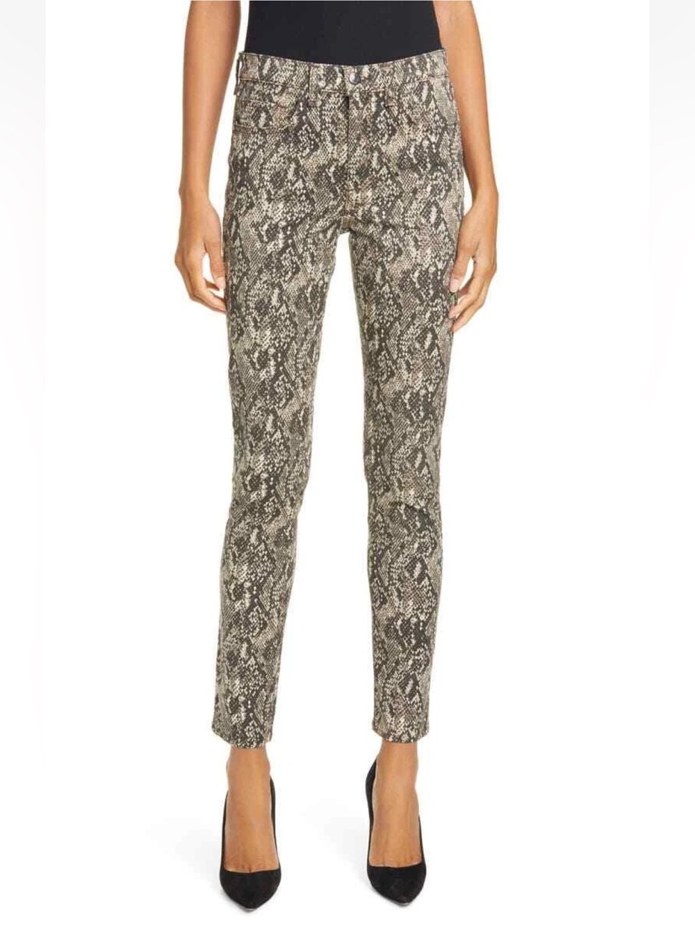 Veronica Beard Kate snake skin skinny jeans , sz : 28